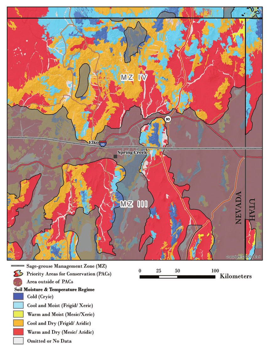 Aridic Looking Red Logo - The soil temperature and moisture regimes for the northeast corner ...