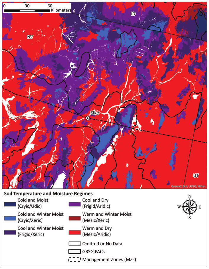 Aridic Looking Red Logo - Soil temperature and moisture regimes by soil moisture subclass