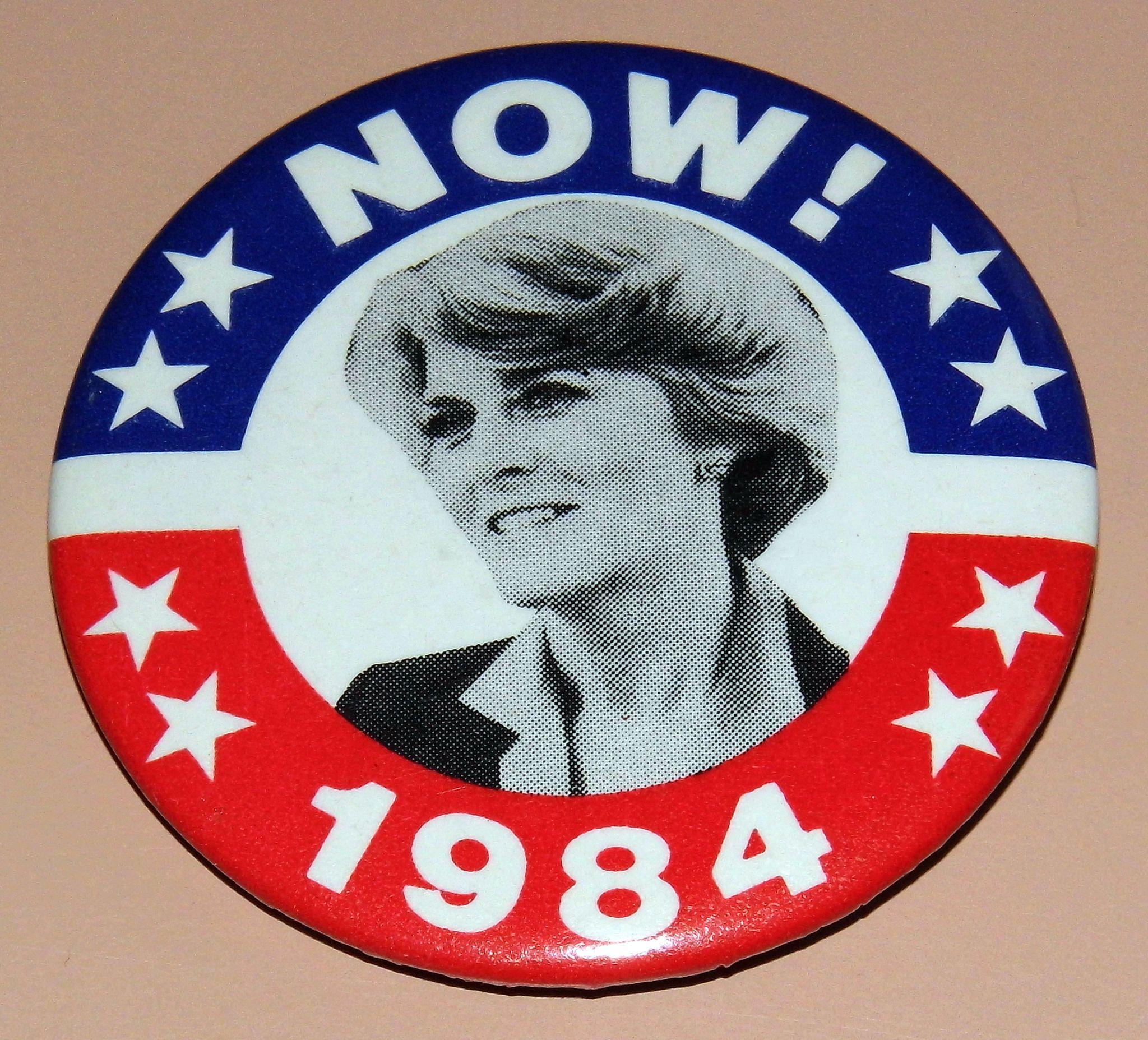 Vice P Logo - Vintage Geraldine Ferraro For Vice President 1984 Campaign Pinback ...