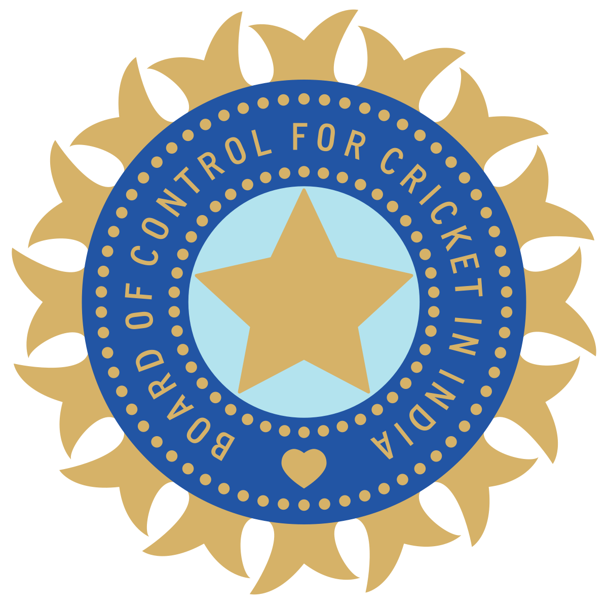 Vice P Logo - Board of Control for Cricket in India