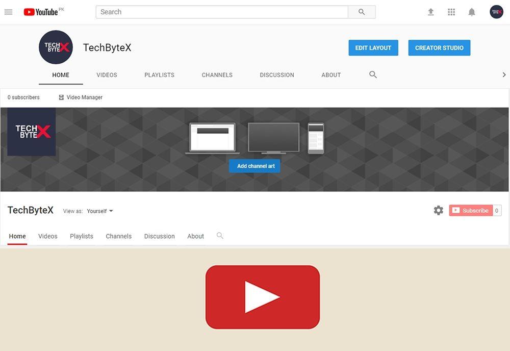 YouTube Size Channel Logo - Youtube Channel Art – Size Dimensions, Uploading, Best Practices and ...