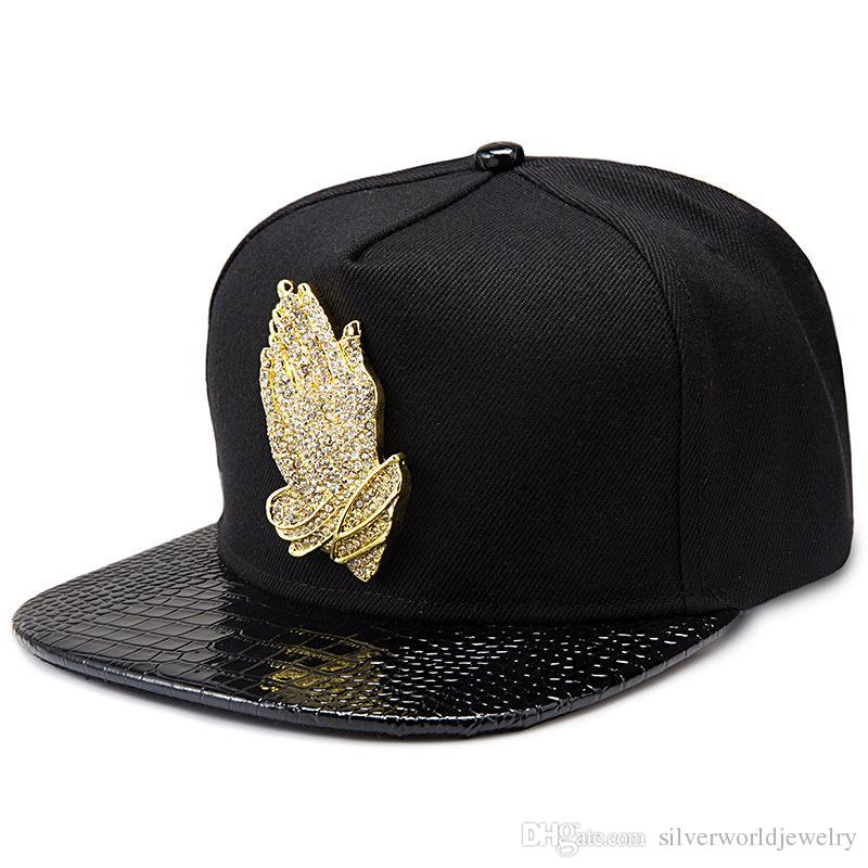 Buddhist Streetwear Logo - High Quality Fashion Buddhism Hand Logo Hiphop Full Cap Women Men