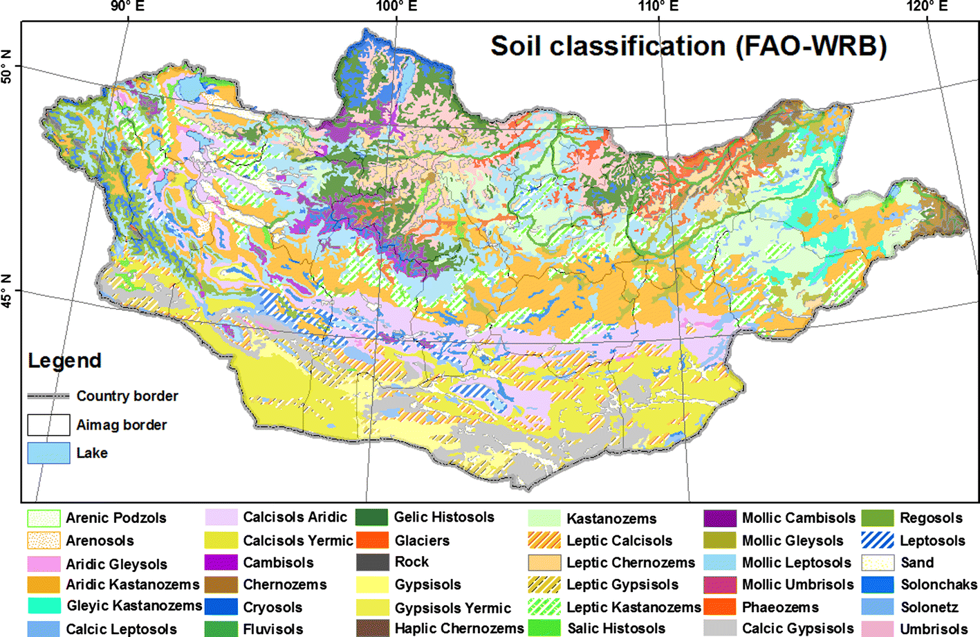 Aridic Looking Red Logo - Developing a soil erodibility map across Mongolia | SpringerLink