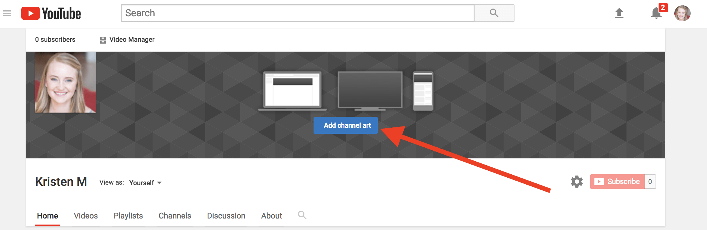 YouTube Size Channel Logo - The Perfect YouTube Banner Size and Template (+ Channel Art Ideas)