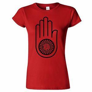 Buddhist Streetwear Logo - AHIMSA SIGN WOMENS T SHIRT SYMBOL PEACE BUDDHIST HINDU JAINISM