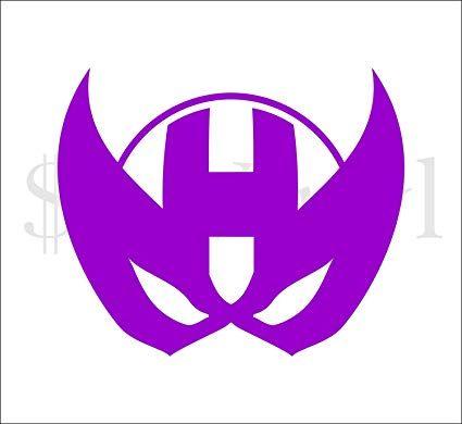 Hawkeye Logo - MARVEL COMICS HAWKEYE MASK LOGO VINYL STICKERS SYMBOL