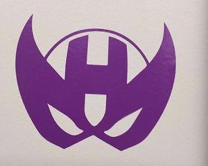 Hawkeye Logo - Hawkeye Mask Symbol Marvel Avengers Vinyl Sticker Decal Laptops Cars