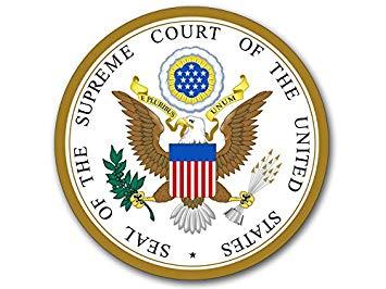 America Supreme Court Logo - Amazon.com: American Vinyl Full Color Supreme Court Seal Sticker ...