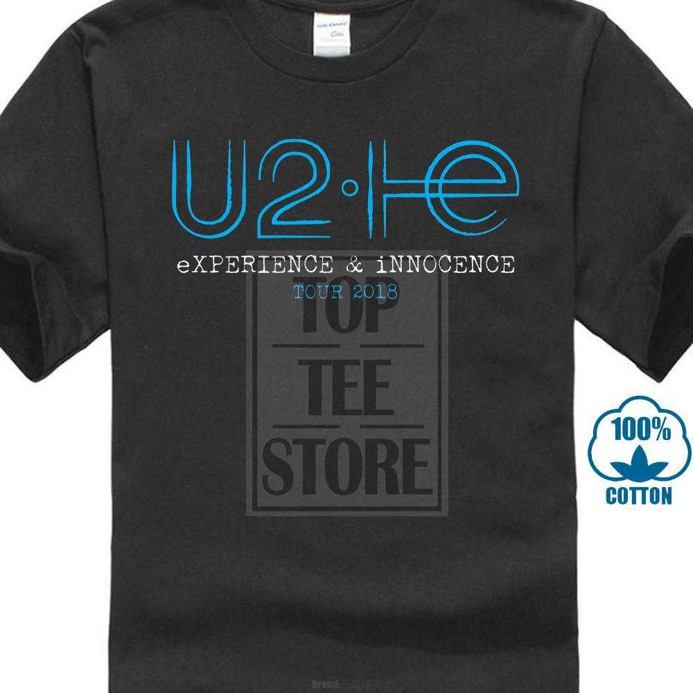 U2 Logo - New U2 Experience Innocence Tour 2018 Logo Bono Mens Black T Shirt ...
