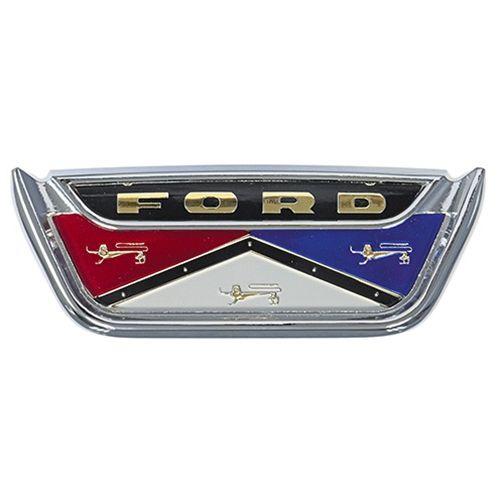 1960 Ford Logo - 1961 Ford Falcon EMBLEM AND BEZEL TRUNK LID 1960-61 FALCON SEDAN ...