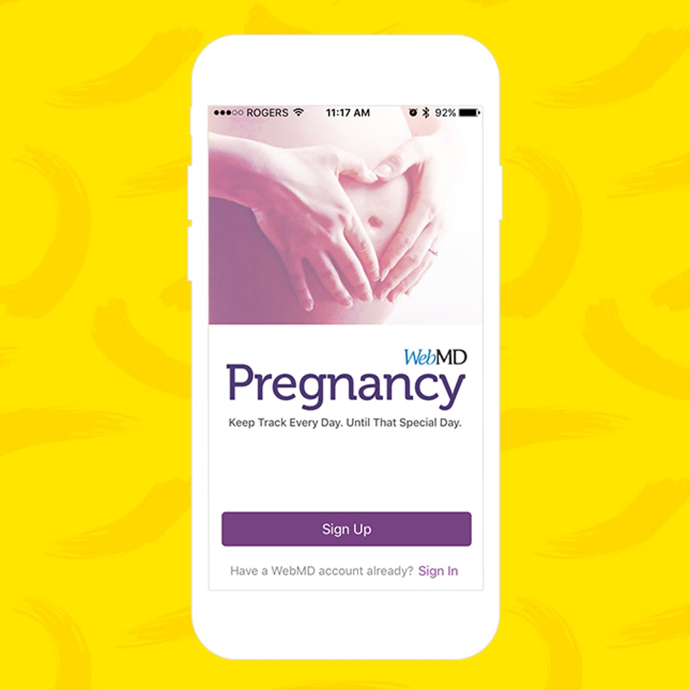 WebMD App Logo - Pregnancy Apps That'll Help You Survive Every Trimester. Brit + Co