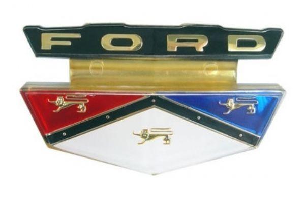 1960 Ford Logo - Schwinds Classic Parts Store - Hood Emblem Insert for 1960 Ford Galaxie