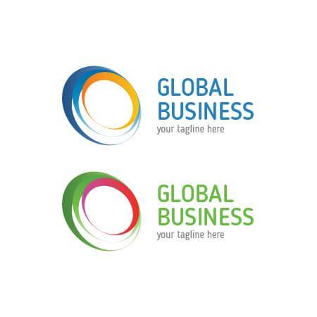 Global Business Logo - Buy Global Business Logo Template! Suitable for transportation ...