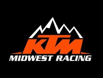 KTM Racing Logo - KTM Midwest Racing logo design - 48HoursLogo.com