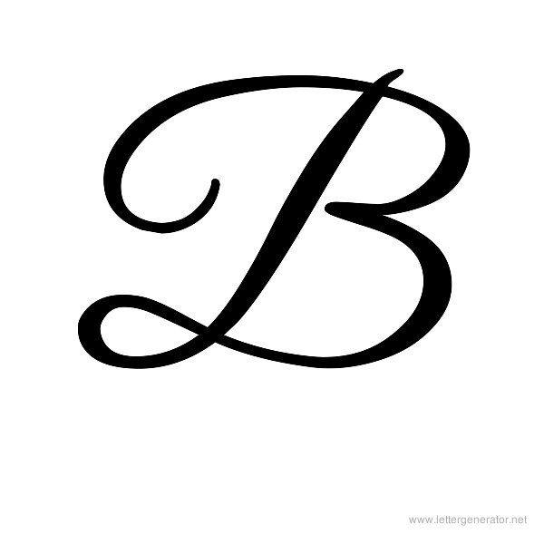 Cursive B Logo LogoDix