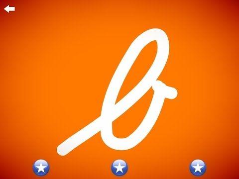 Cursive B Logo - The letter b the Alphabet and Cursive Writing!
