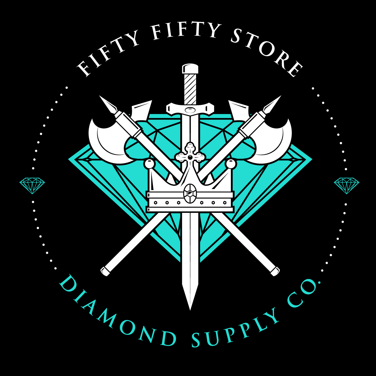 Blue Diamond Supply Co Logo - Fifty Fifty x Diamond Supply Co. — JamFactory - Portfolio of ...