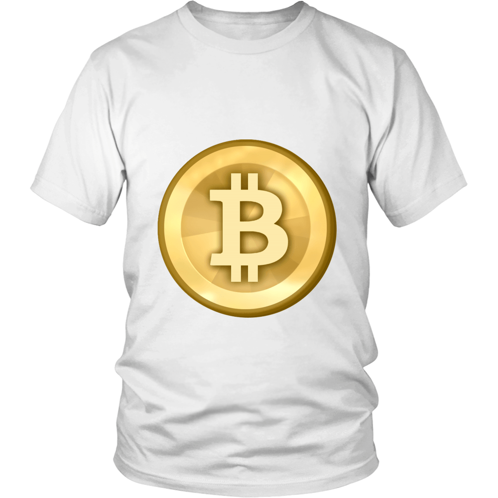 Official Bitcoin Logo - Bitcoin T-Shirt - Official Bitcoin Logo - Shirts to show your ...