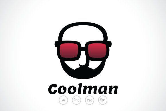 Cool Art Logo - Cool man Glasses Logo Template ~ Logo Templates ~ Creative Market