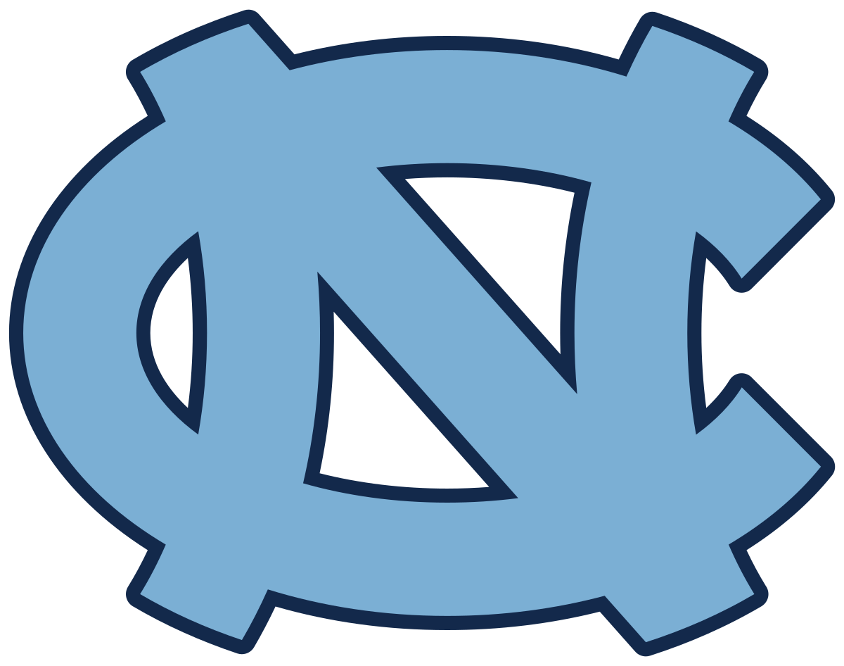 V Star College Football Logo - North Carolina Tar Heels