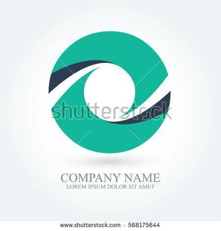 Company with Green Circle Logo - initial letter o creative circle logo typography design for brand ...