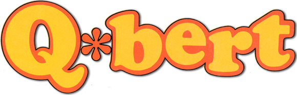 Q Bert Logo - Q*bert - PixelatedArcade