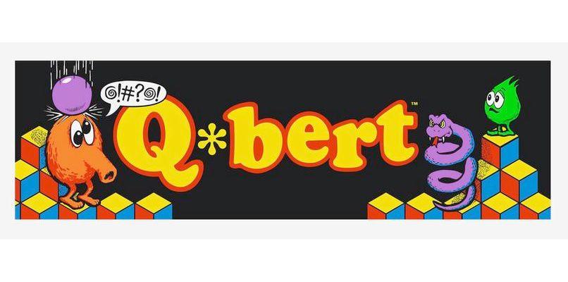 Q Bert Logo - Qbert | Phoenix Arcade | #1 Source for Screen Printed Arcade Artwork