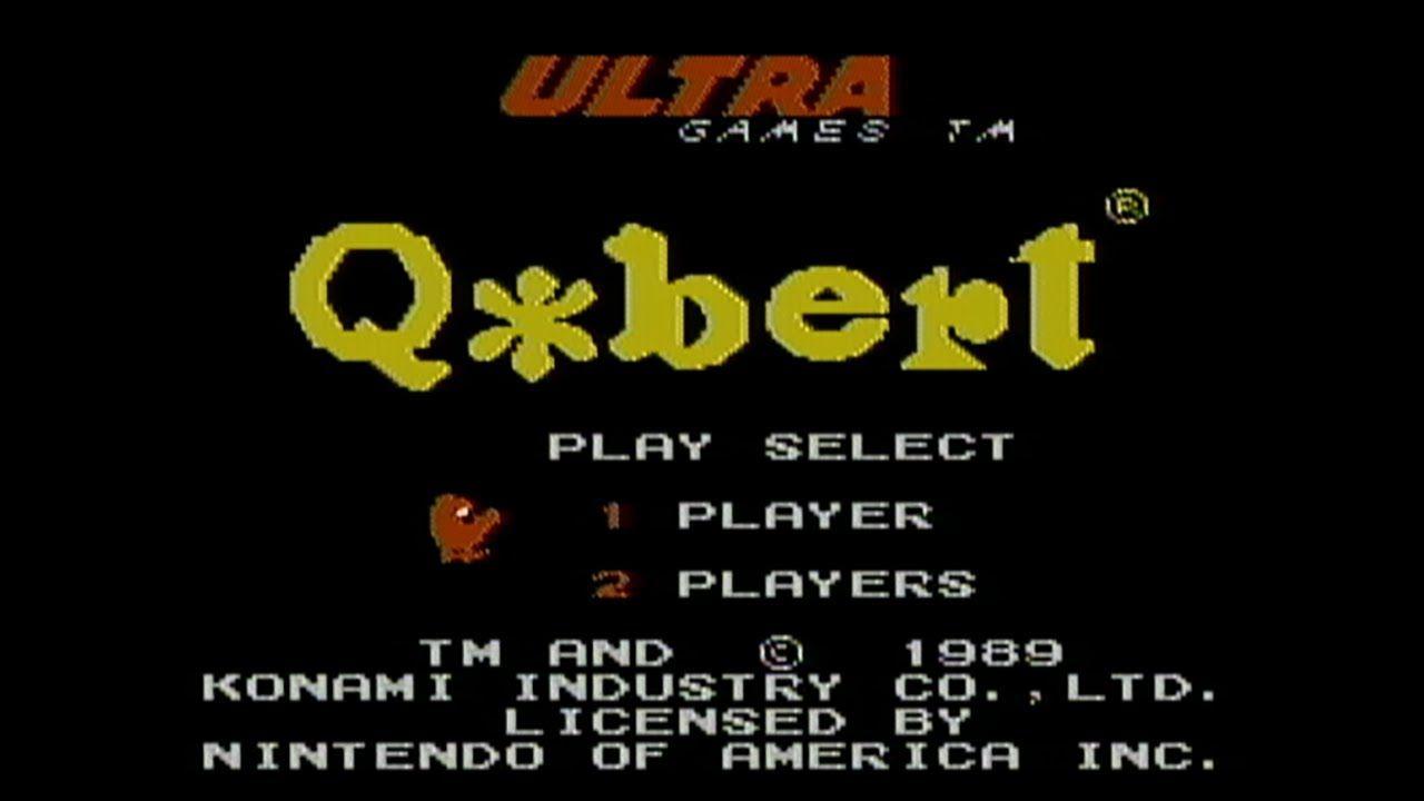 Q Bert Logo - Q*Bert - NES Gameplay - YouTube