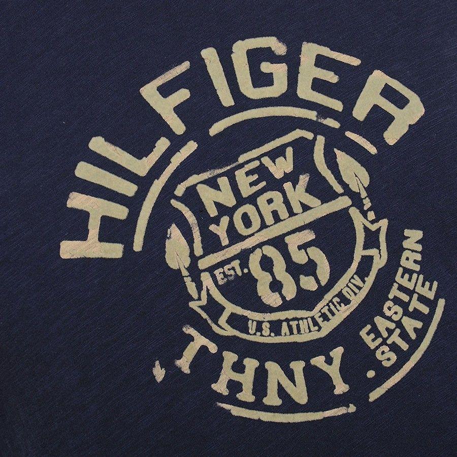 Tommy Hilfiger Lion Logo - Lion Short Sleeve T-shirt In Navy