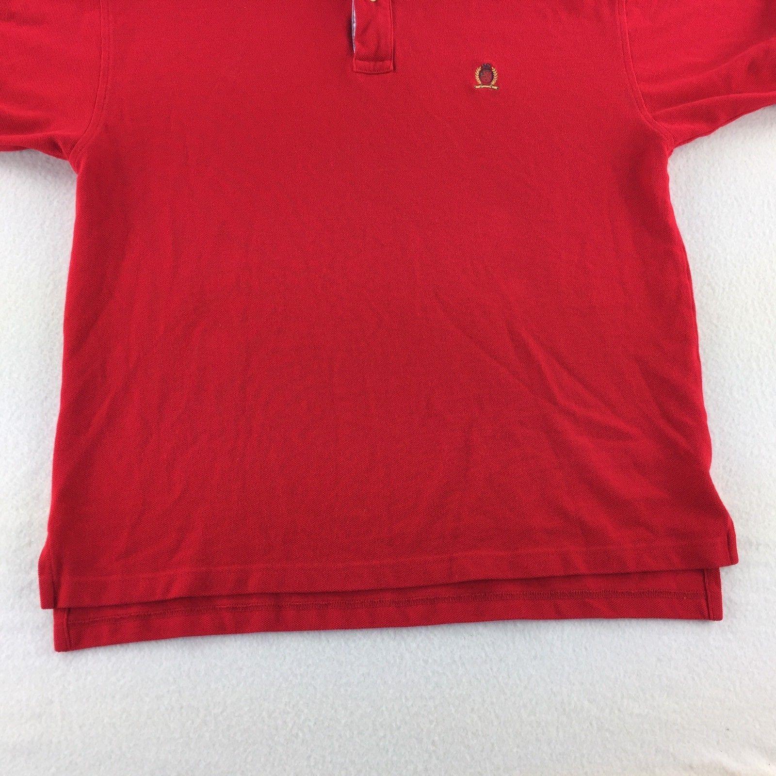 Tommy Hilfiger Lion Logo - Tommy Hilfiger Short Sleeve Lion Logo Shirt Men's Red Size M Medium ...