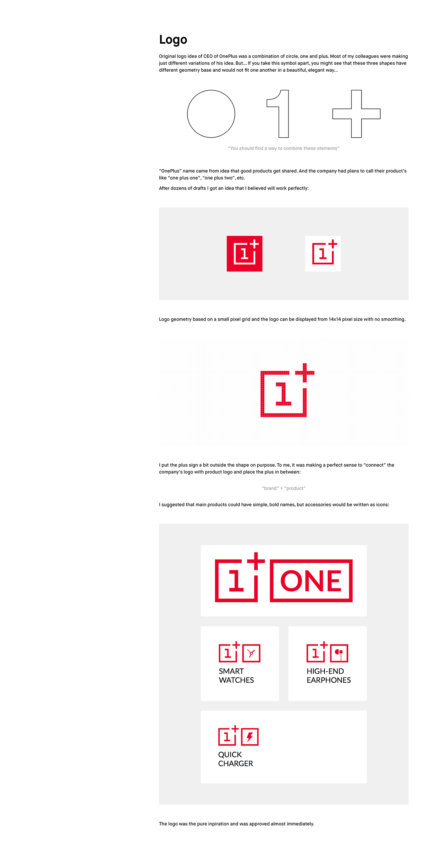 Plus Sign Company Logo - Logo & Identity for OnePlus Android Smartphone brand on Behance