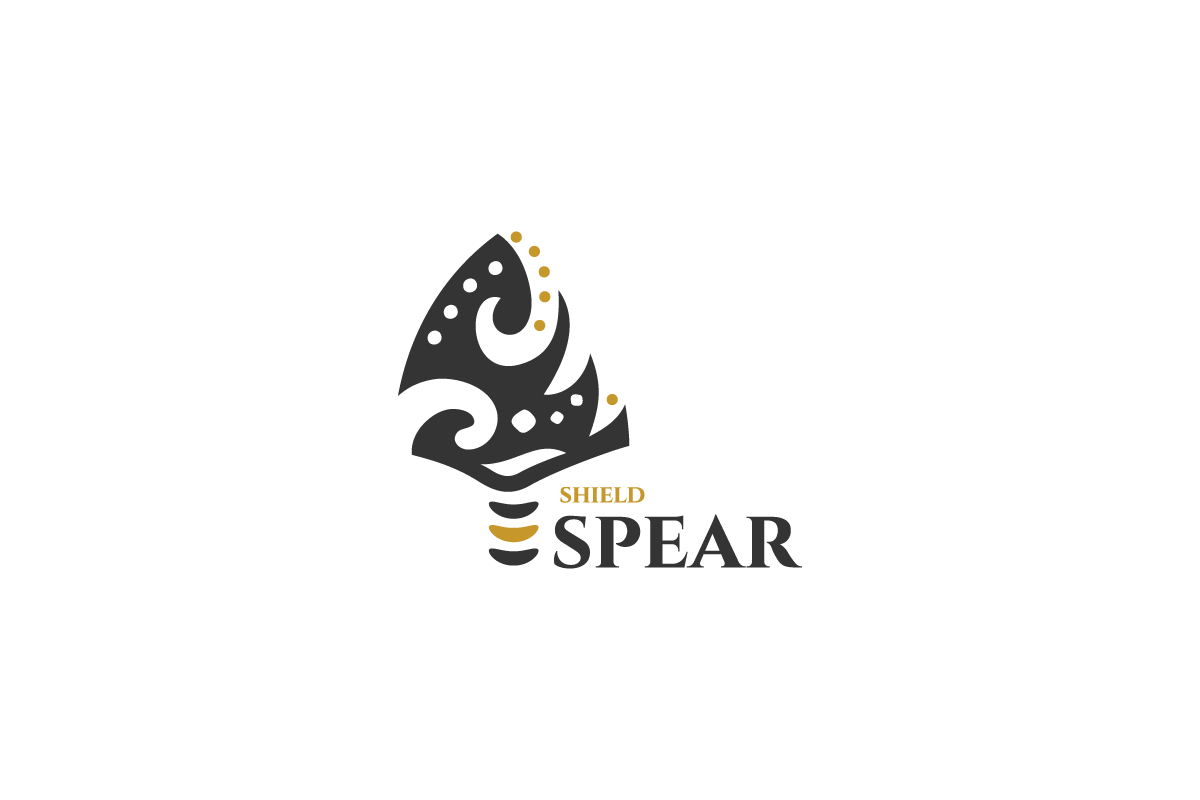 Black and White Spear Logo - Spear Decor Logo Design | Logo Cowboy