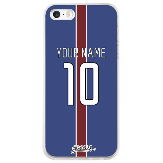 Five White's with Red Lines Logo - Team jersey - Blue White/Red Thin Lines Phone Case - Standard ...