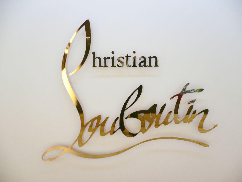 Gold Christian Louboutin Logo - CL Osaka — 212box