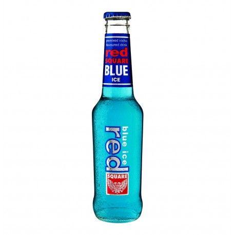 Liquid Blue and Red Square Logo - red square blue ice