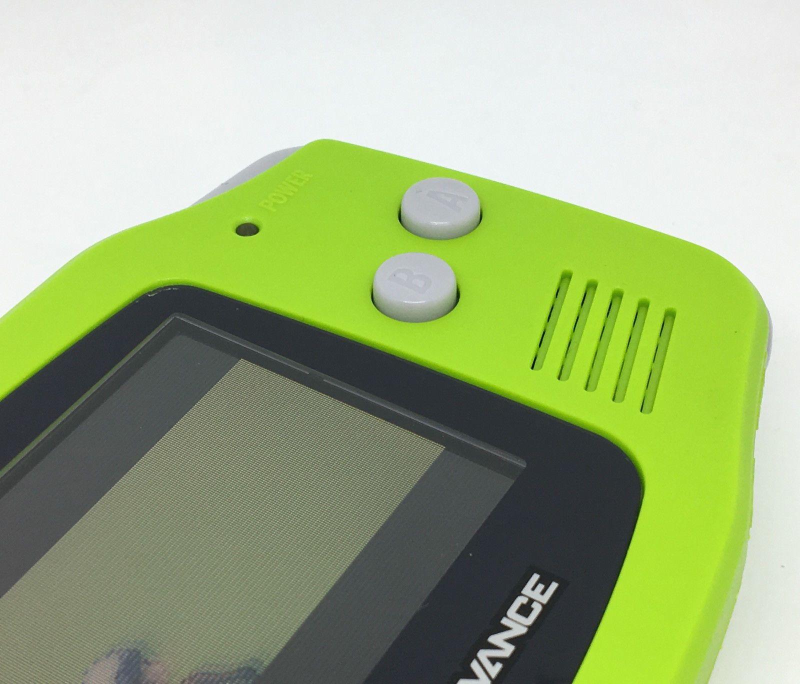 Lime Green C Gaming Logo - Nintendo GBA AGS 101 Backlight Mod USB C Gameboy Advance GBA E Gamer
