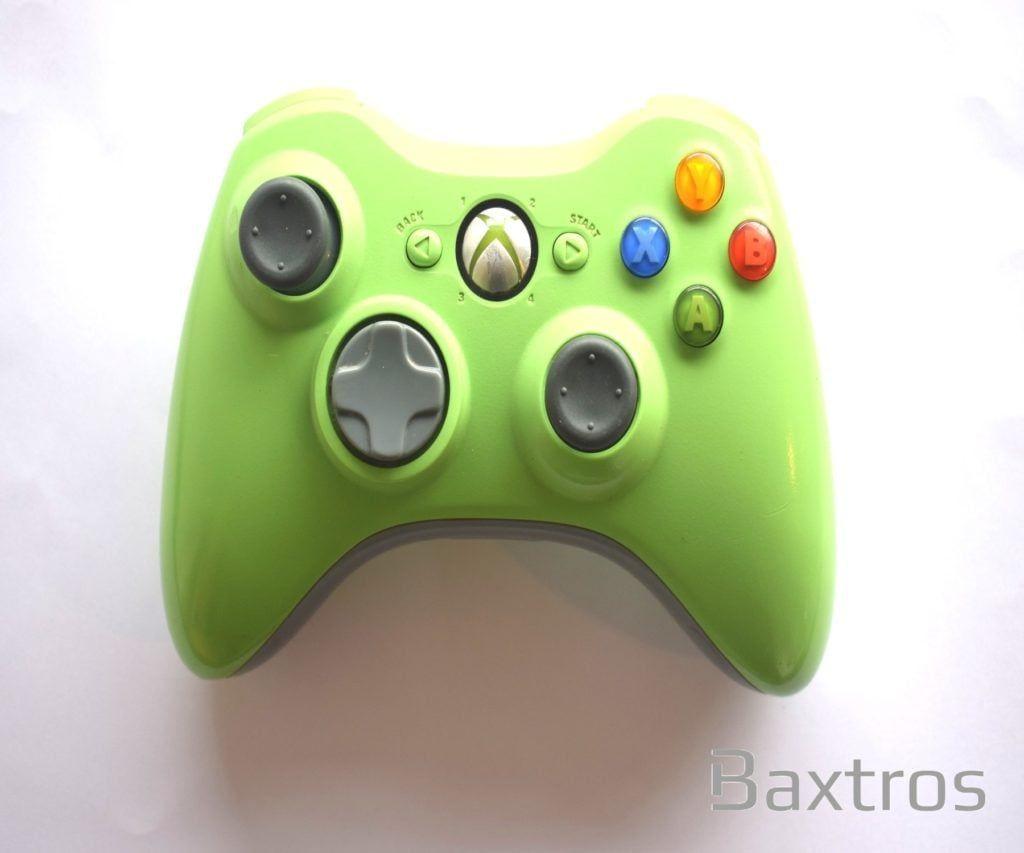 Lime Green C Gaming Logo - Official Microsoft Xbox 360 Wireless Controller Lime Green