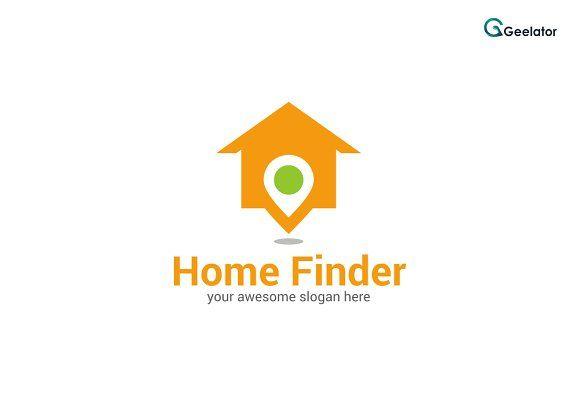 Home Finder Logo - Home Finder Logo Template Logo Templates Creative Market