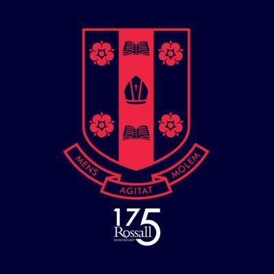 Red White Blue Twitter Logo - Rossall School