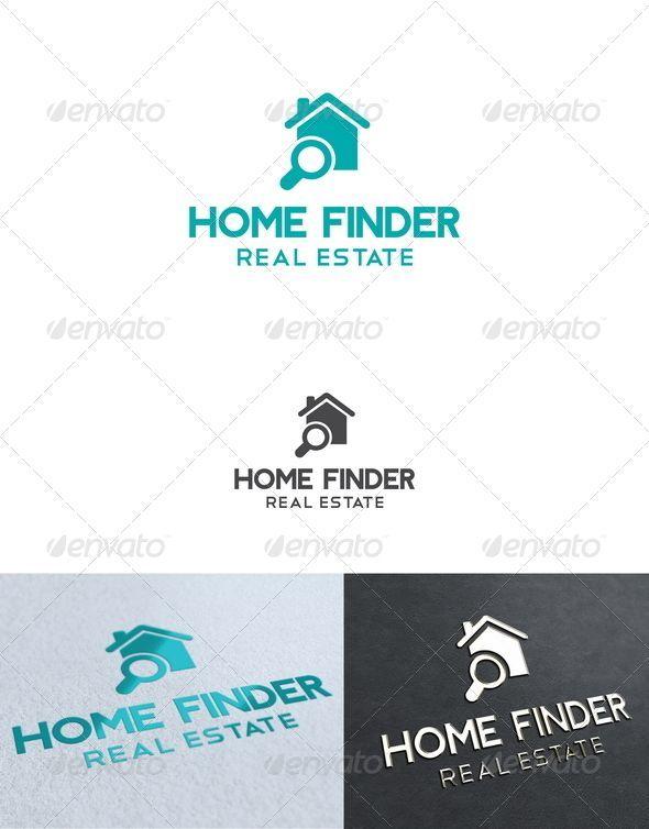 Home Finder Logo - Pin by jensa158 on Logos | Pinterest | Logo templates, Real estate ...