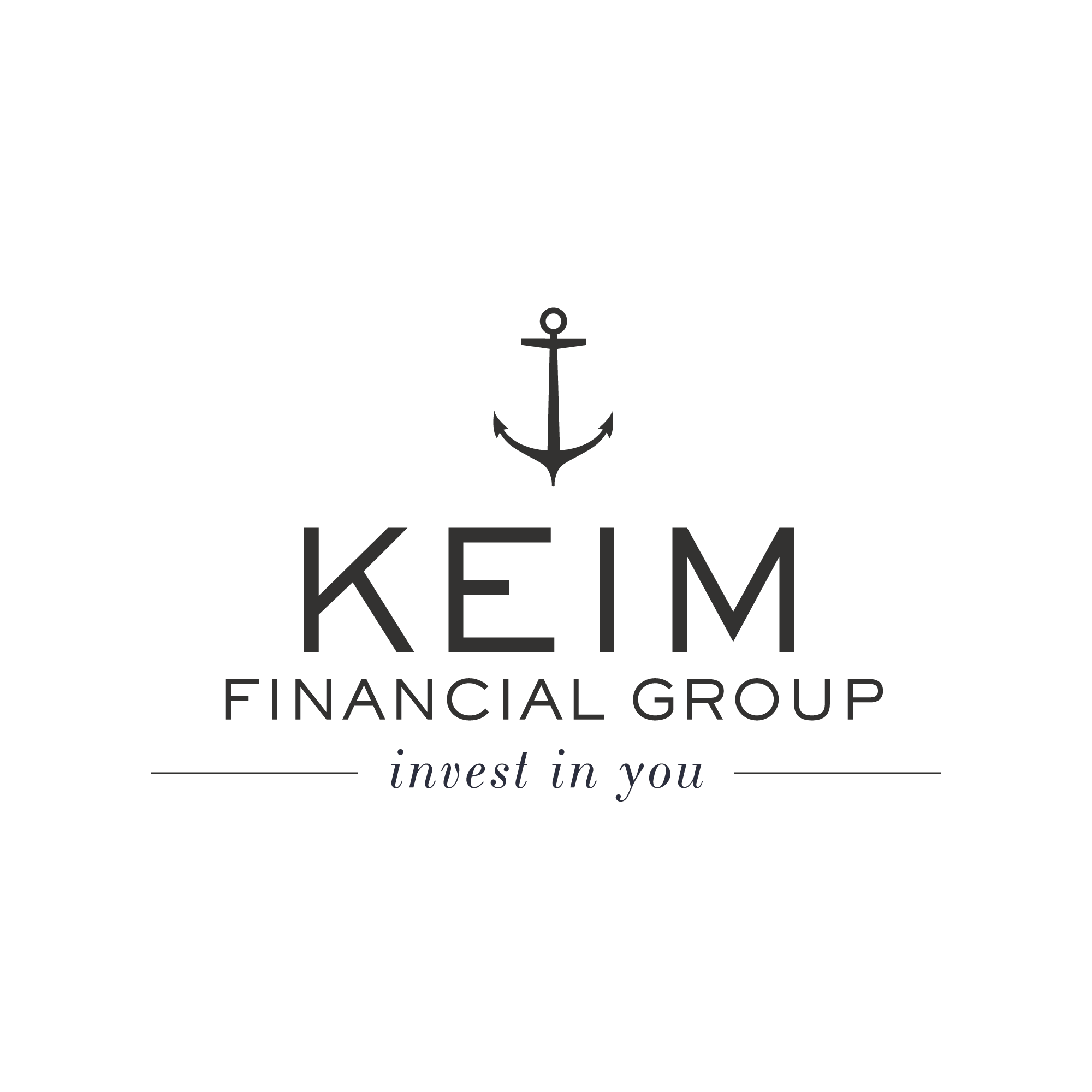 Finance and Banking Logo - Keim Financial Group Logo Design. Navy. Nautical. Ocean. Financial