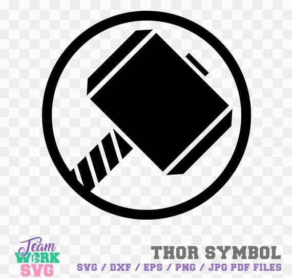 Thor Logo - Thor Symbol Hero Logo Thor symbol Decal png dxf jpg eps | Etsy