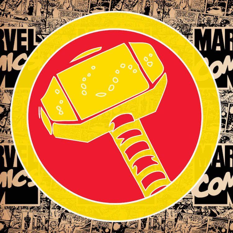 Thor Logo - Marvel Comic Book Marvel Thor Logo Canvas Art
