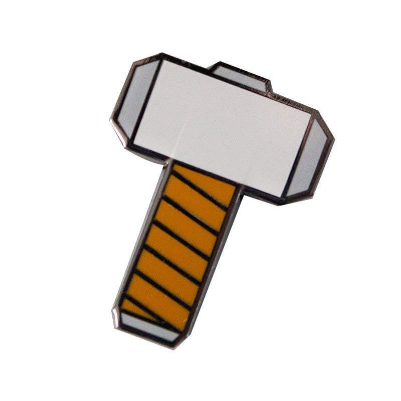 Thor Logo - Thor Enamel Hammer Logo Lapel Pin