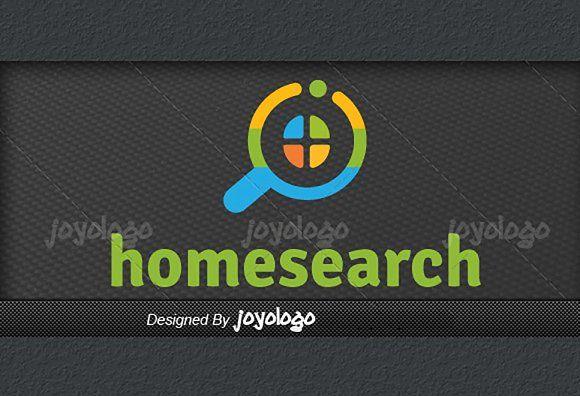 Home Finder Logo - House Finder Home Search Logo Design ~ Logo Templates ~ Creative Market