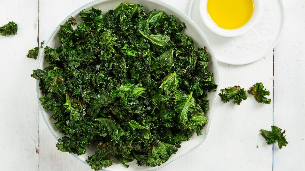 Kale Leaf Logo - Crispy Kale Leaves Recipe