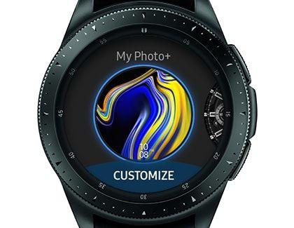 Samsung Watch Logo - Customize the Watch Face