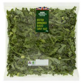 Kale Leaf Logo - ASDA Grower's Selection Unwashed Sliced Curly Kale - ASDA Groceries