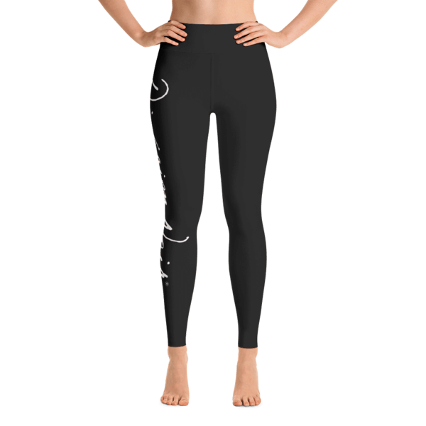 Pants Logo - Logo Yoga Pants – Division Noir Clothing