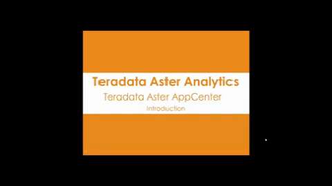 Teradata Logo - Introducing Teradata® Aster® AppCenter